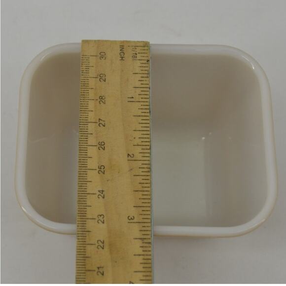 Vintage PYREX Refrigerator Dish 501 B Fridgie Sandlewood - Picture 8 of 13